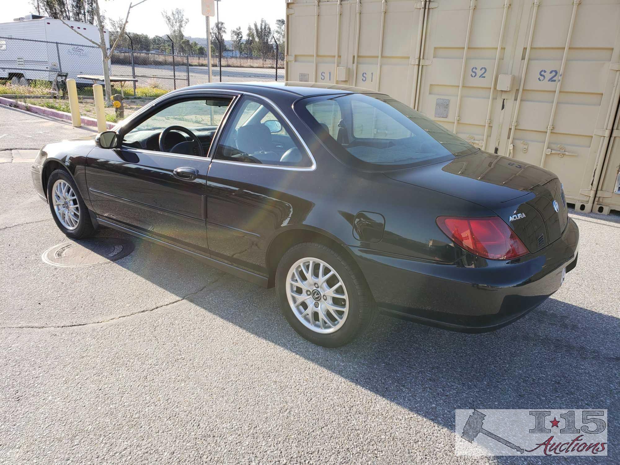 1999 Acura CL Black with Current Smog, ONLY 79,XXX MILES!!