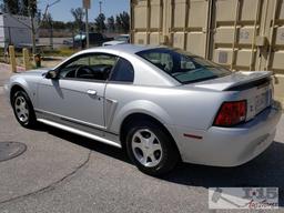 2000 Ford Mustang Silver with Current Smog, ONLY 42,XXX MILES!!