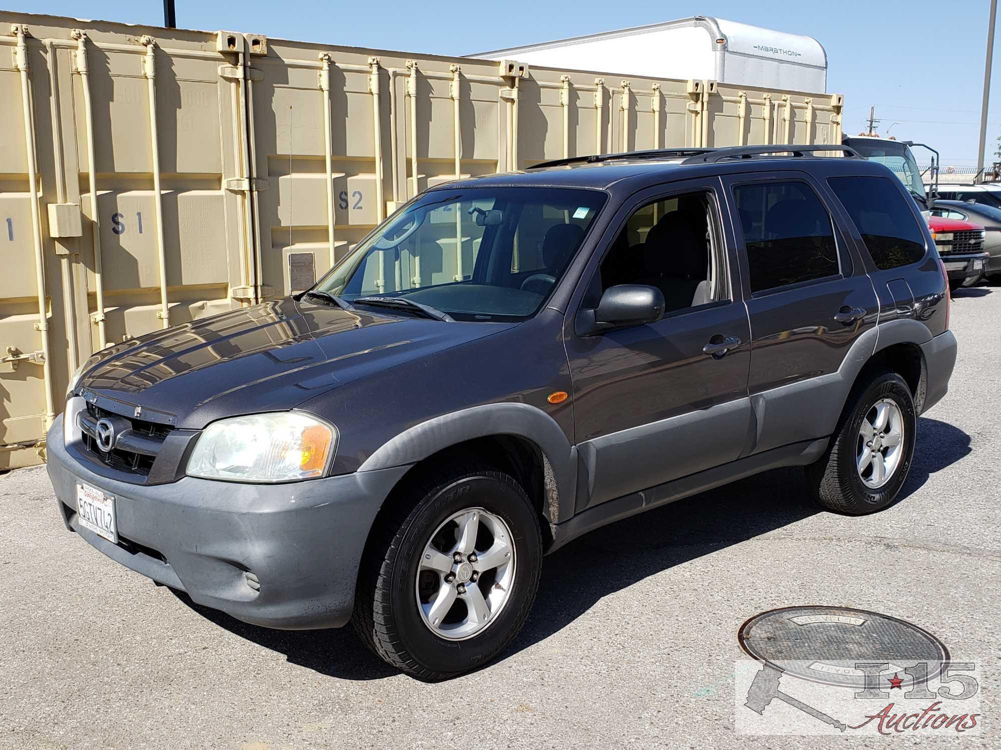 2005 Mazda Tribute Grey with Current Smog, ONLY 95,XXX MILES!!