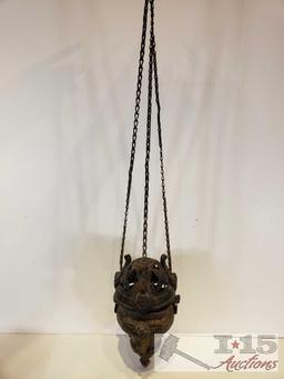 Gothic Era Thurible Antique Incense Burner Brass