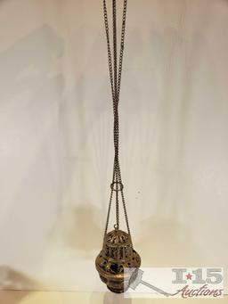 Thurible... Incense Burner Censer Gothic Era Antique Incense Burner Brass