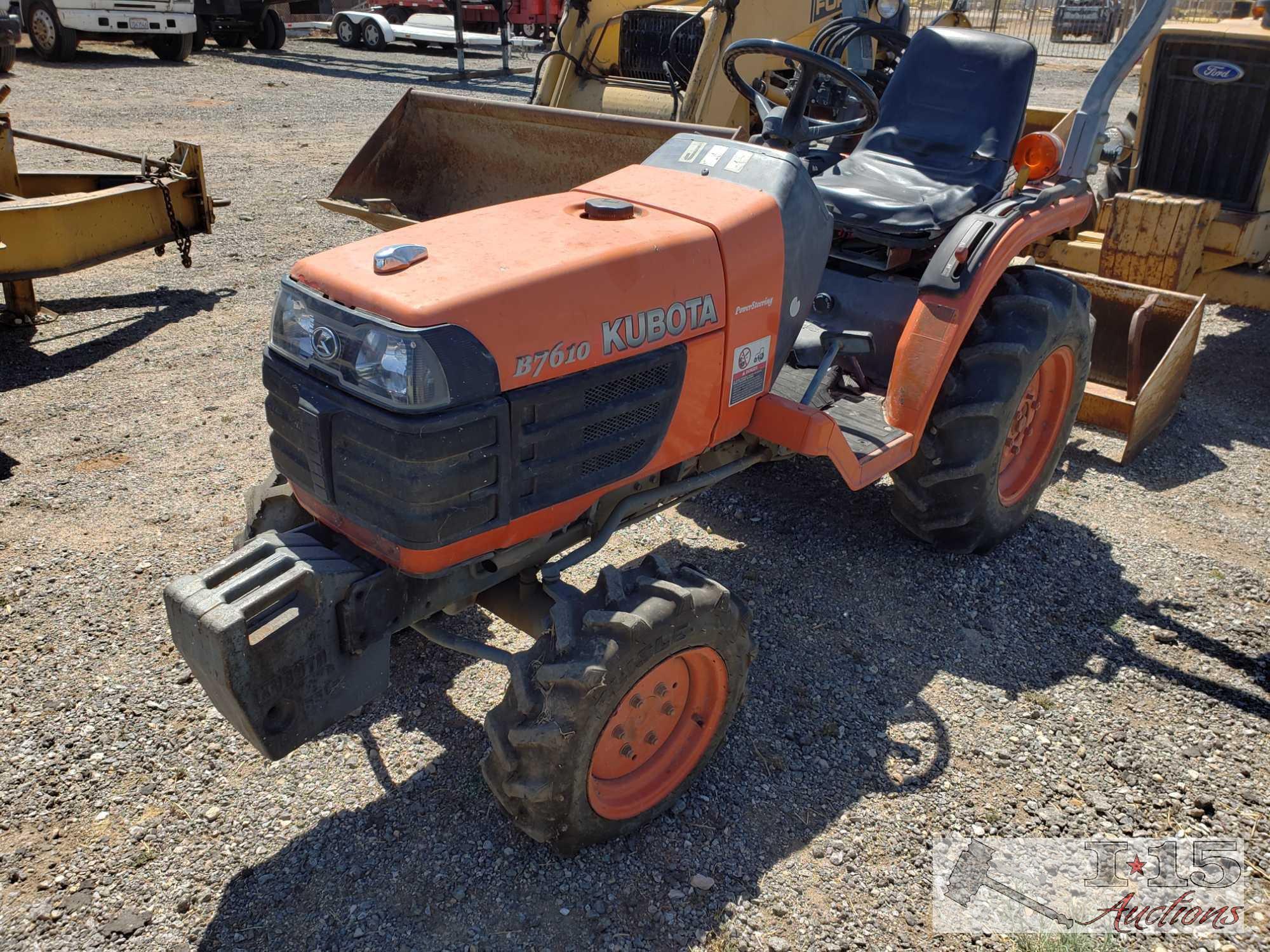 Kubota B7610 with Gannon Attachment (WATCH VIDEO) 794 Hours