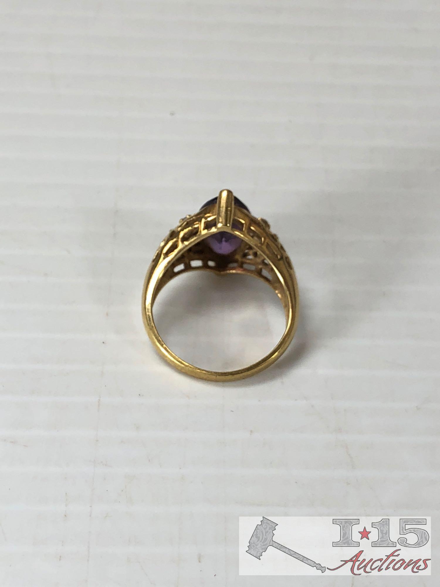 Three 14k Gold Rings