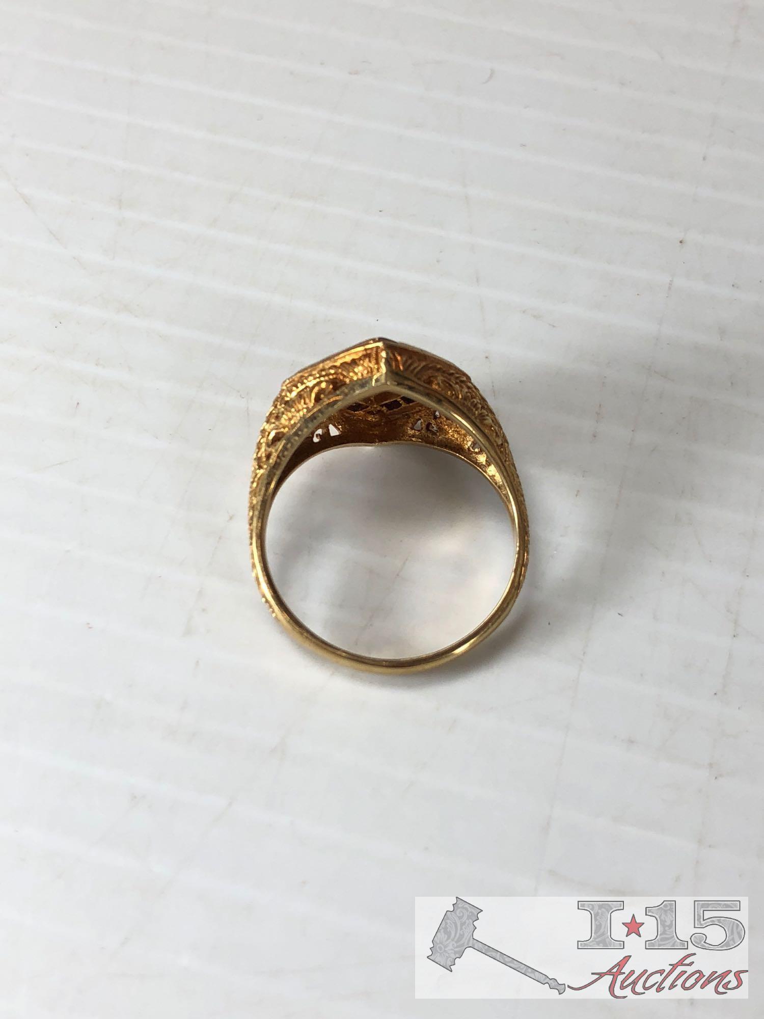 Three 14k Gold Rings