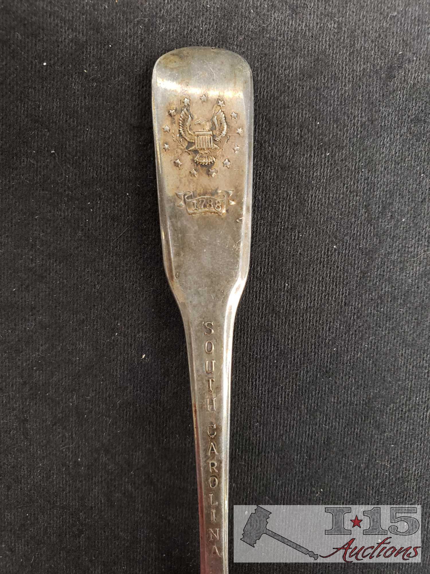 Silver Plated Bicentalenial Spoons, Serving Spoons, knifes, a Lighter Casing and other Decorative