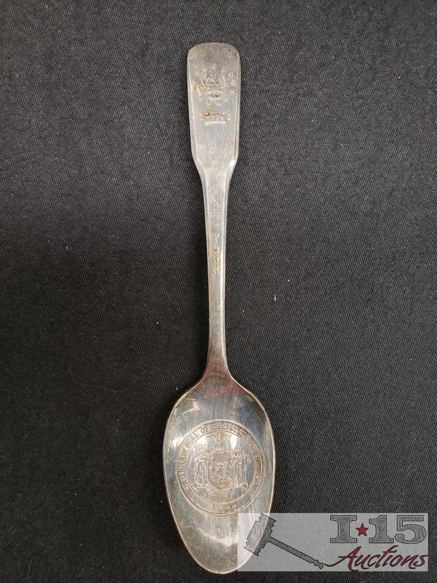 Silver Plated Bicentalenial Spoons, Serving Spoons, knifes, a Lighter Casing and other Decorative