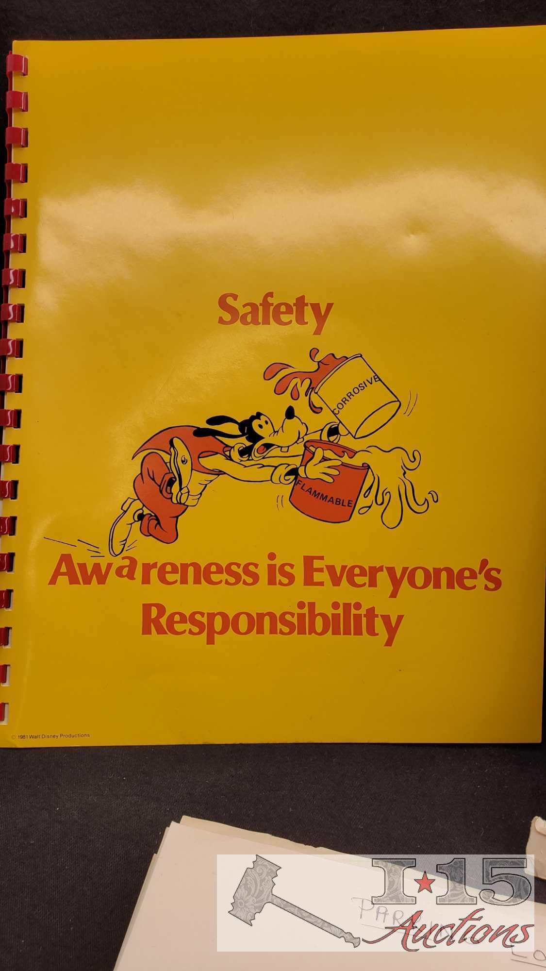 Disney Employee Manuals, Lead Training Information, Saftey Manual and others