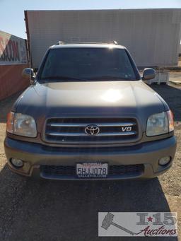 2004 Toyota Sequoia Limited iForce V8, Current Smog!