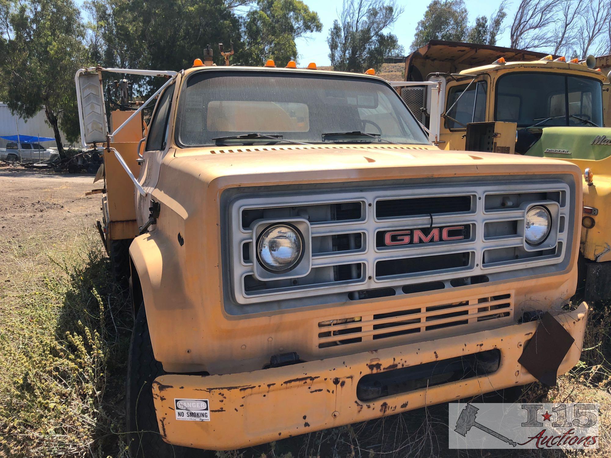 1981 GMC C7000 Truck, VIN # 1GDK7D1B0BV586308