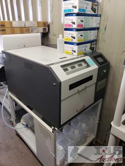 LIKE NEW!! Schulze Pretreatmaker III Commercial Printer with Stand, Cartridges and Solution