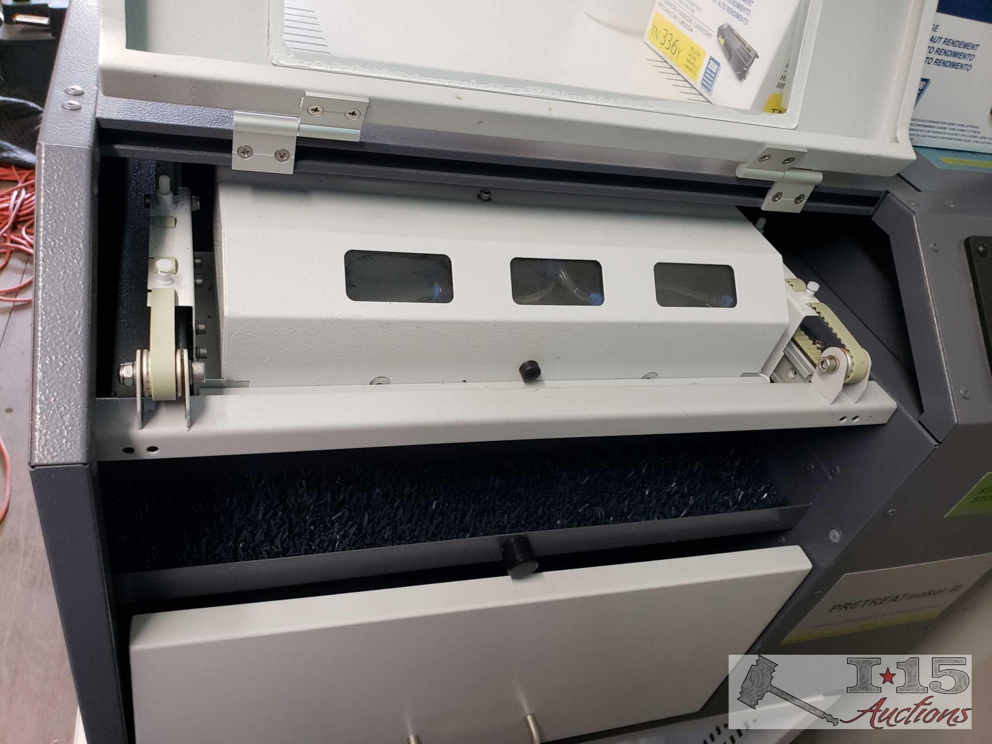 LIKE NEW!! Schulze Pretreatmaker III Commercial Printer with Stand, Cartridges and Solution