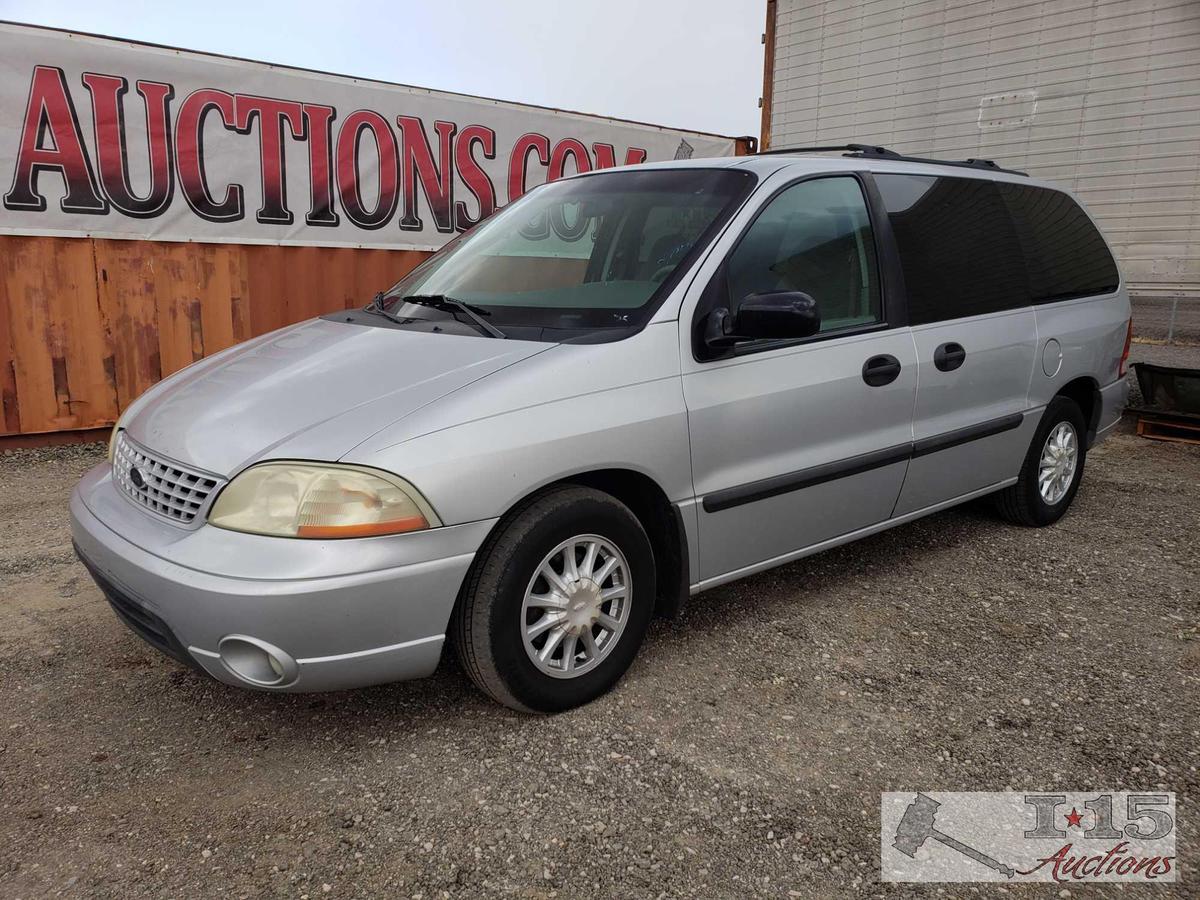 2002 Ford Windstar 7 Passenger Van, Please See Video **Current Smog**