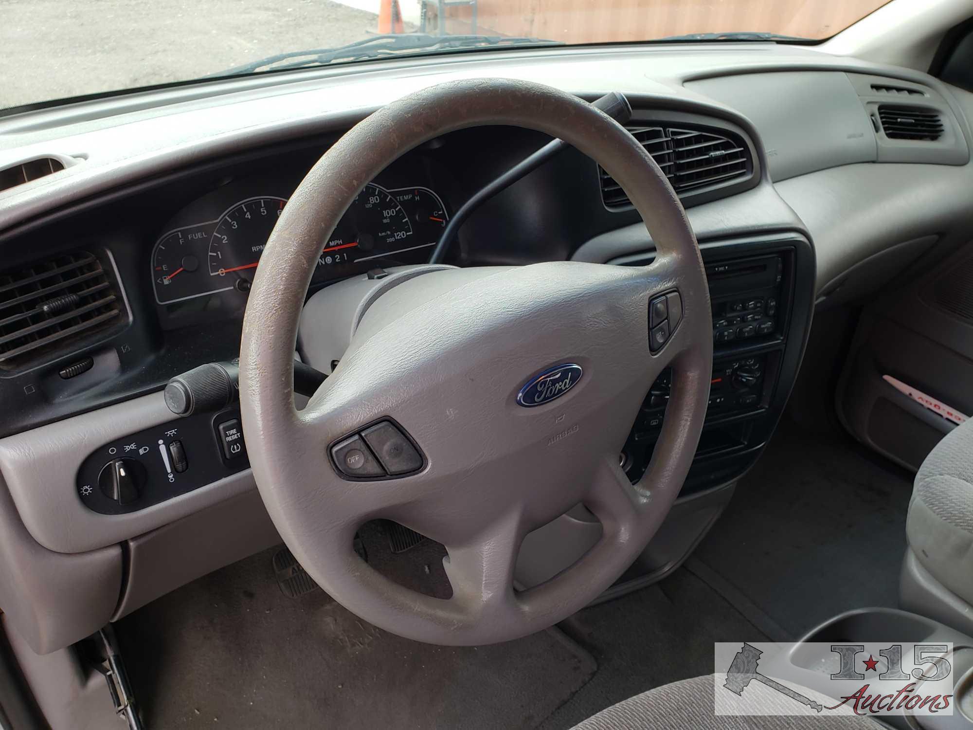 2002 Ford Windstar 7 Passenger Van, Please See Video **Current Smog**