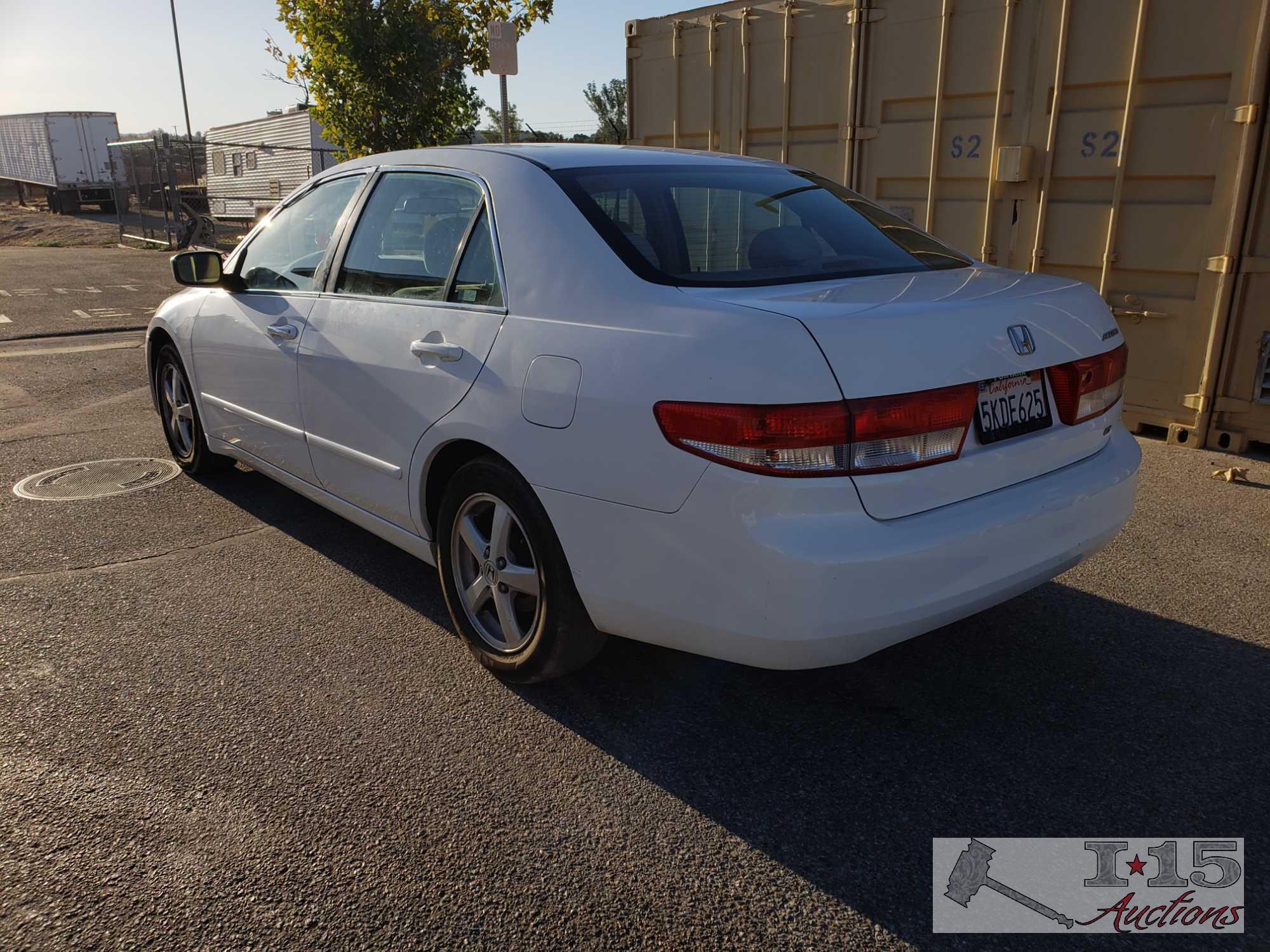 2004 Honda Accord EX White. Please See Video! Current Smog!!