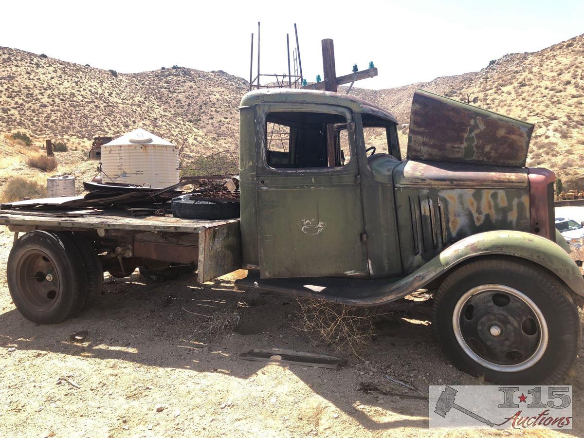 Old Chevy Flatbead Truck