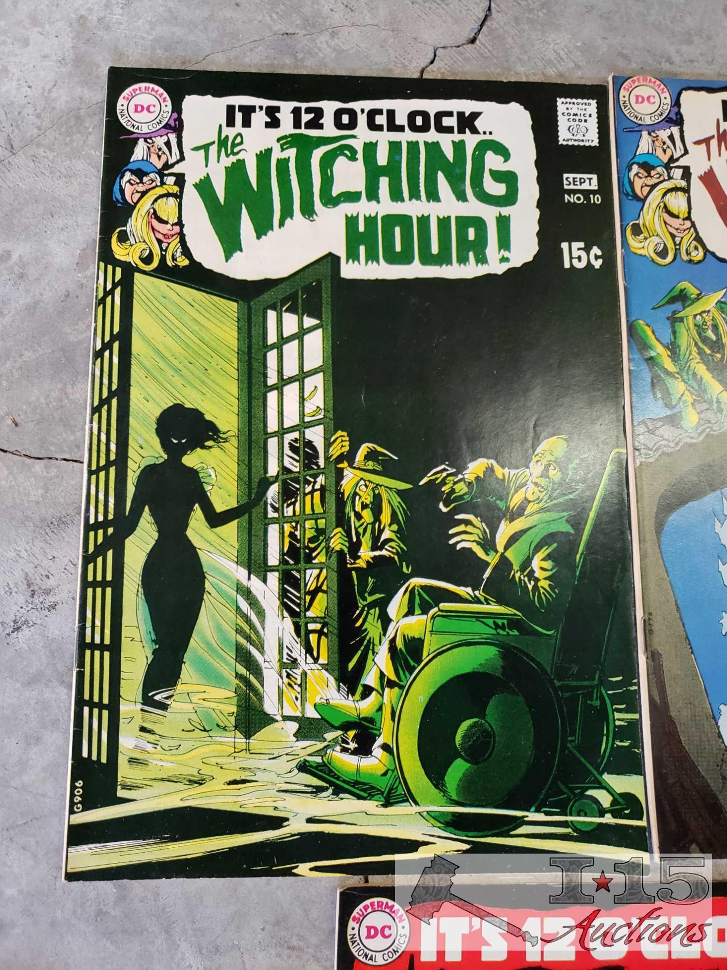 7 Issues of DC Comics. It's 12 o'Clock The Witching Hour!