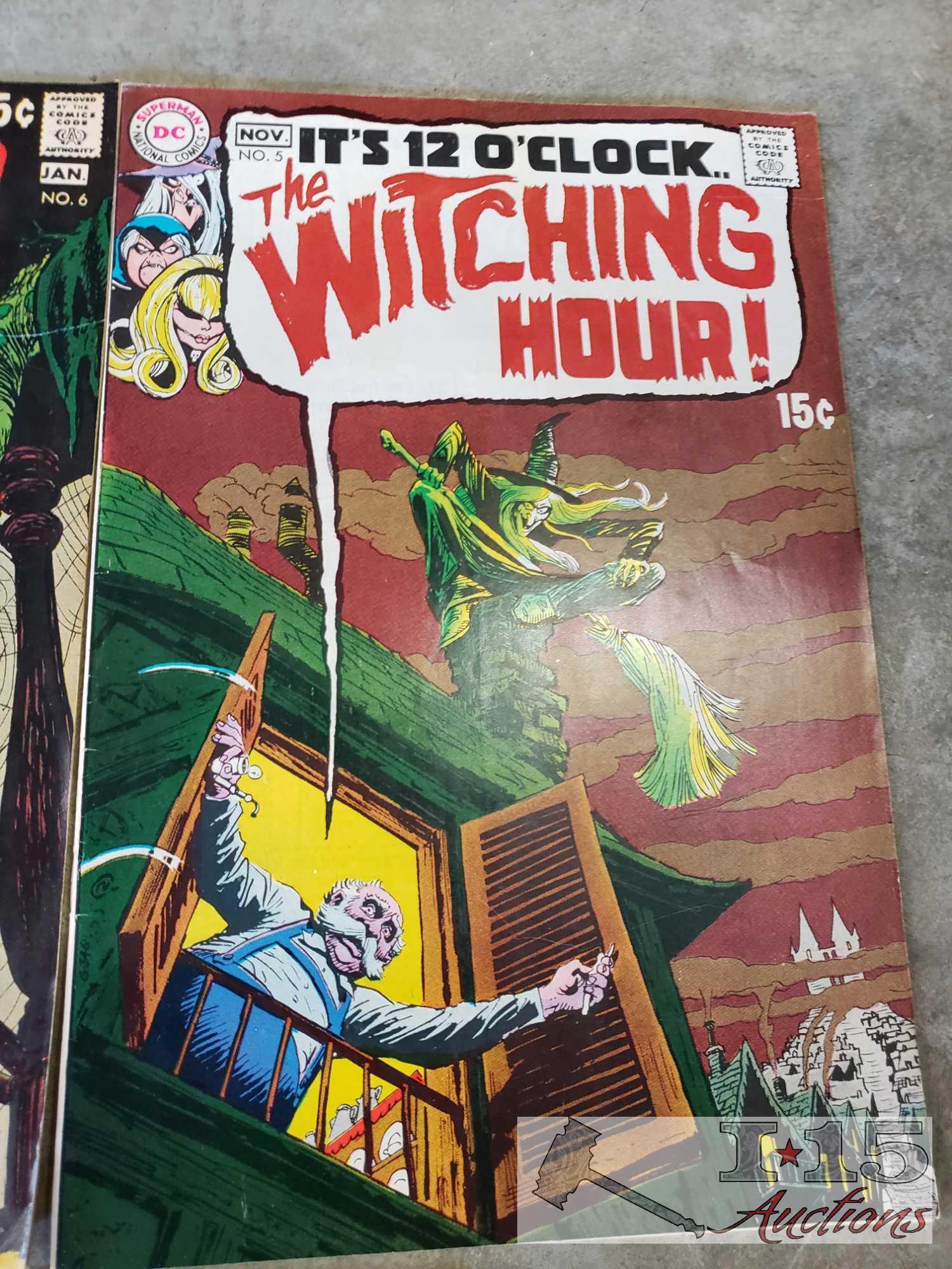 7 Issues of DC Comics. It's 12 o'Clock The Witching Hour!