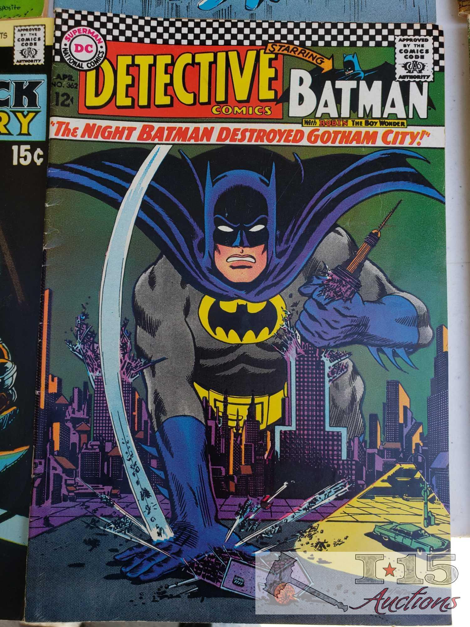 22 DC Comic Books, Worlds Finest, The Brave and Bold, and Detective Comics
