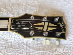 1979 Gibson Les Paul Silverburst Custom Electric Guitar, Restringed/Tuned.