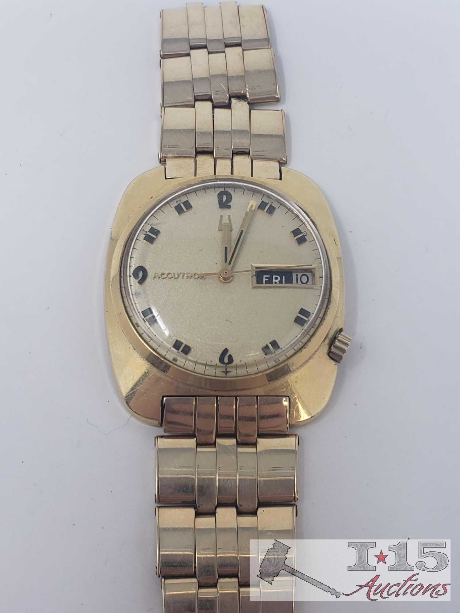 14k Gold Bulova Watch