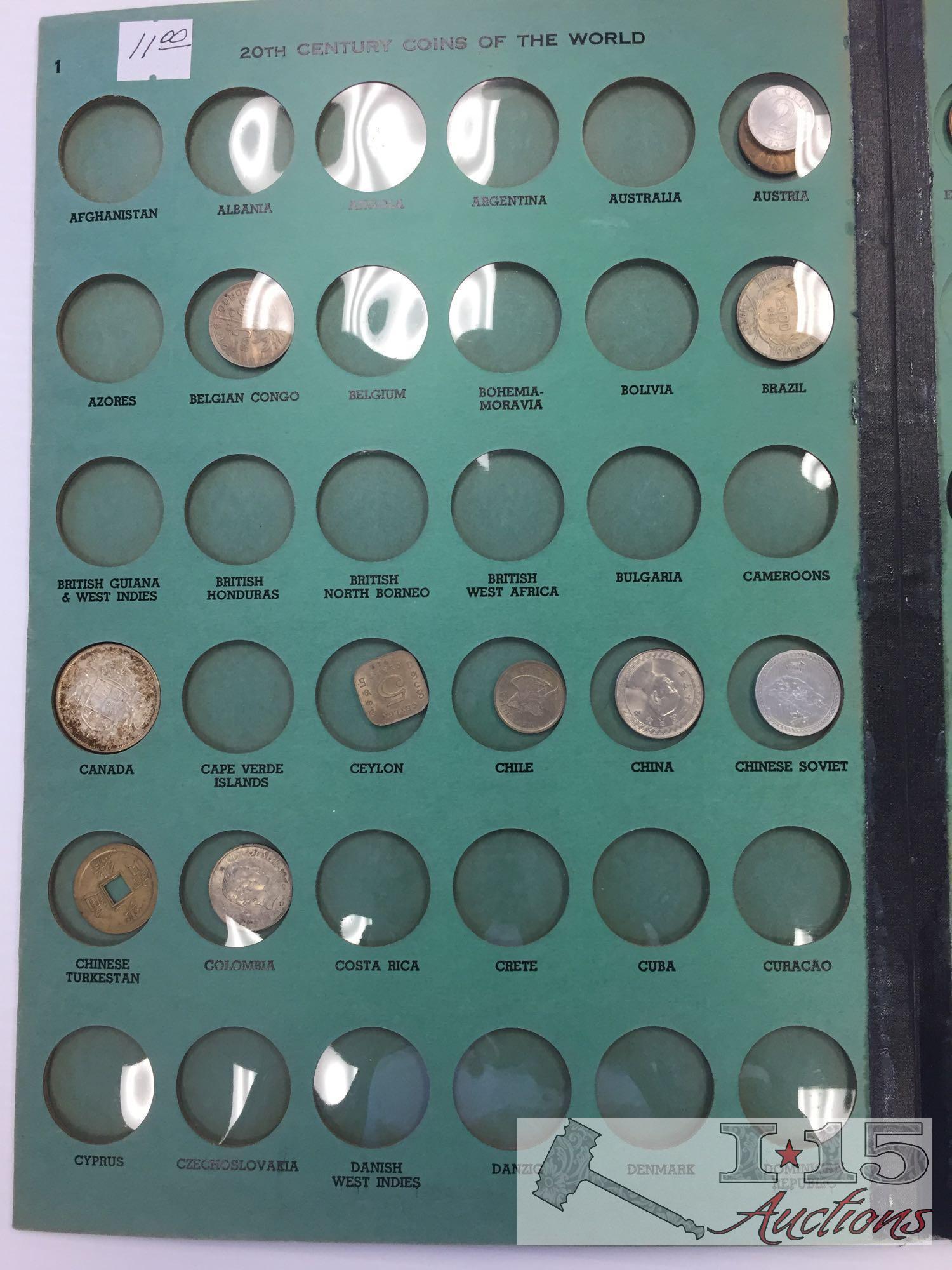 Over 300 Collector Foreign Coins! From Ancient Coins all the Way to the 1950's!