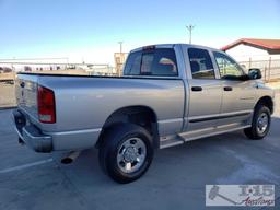 2005 Dodge Ram 3500 SLT 4X4 Cummins Diesel with Manual Trans, LOW MILES!! See Video!!