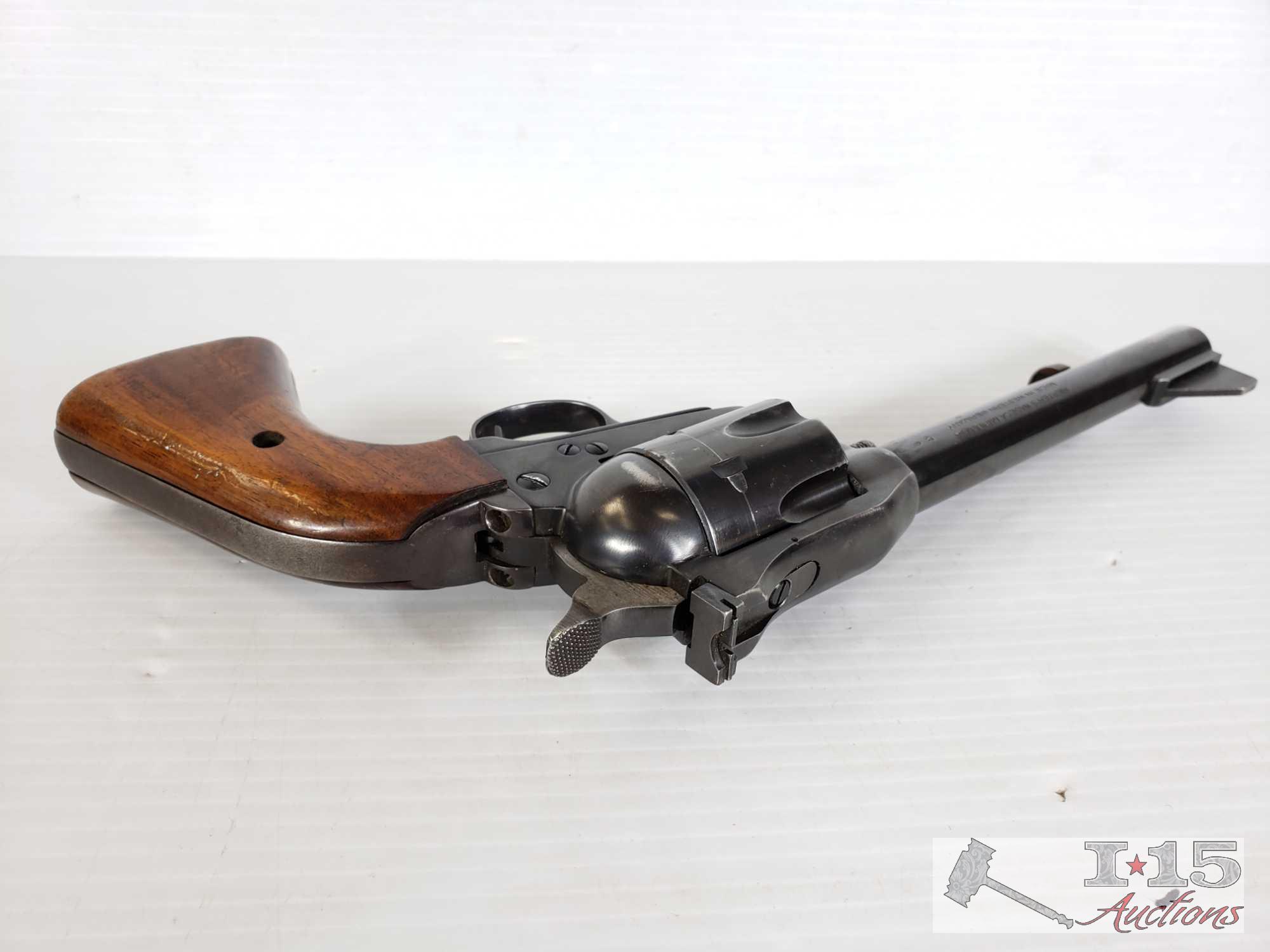 Herters .44 Calibre Revolver with Leather Holster