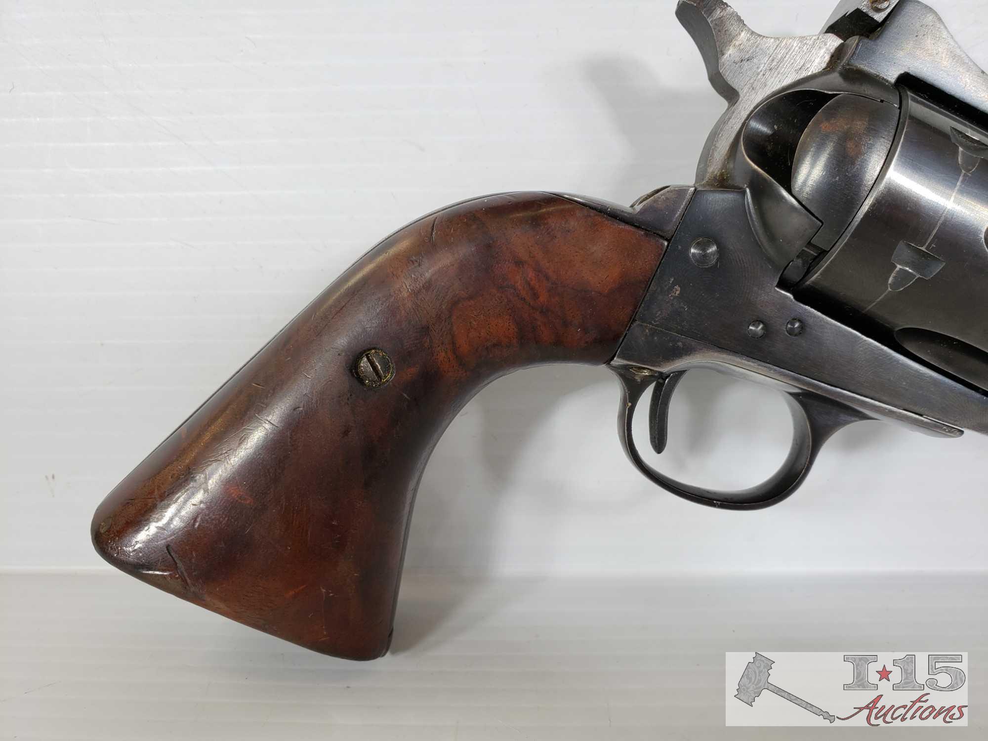 Herters .44 Calibre Revolver with Leather Holster