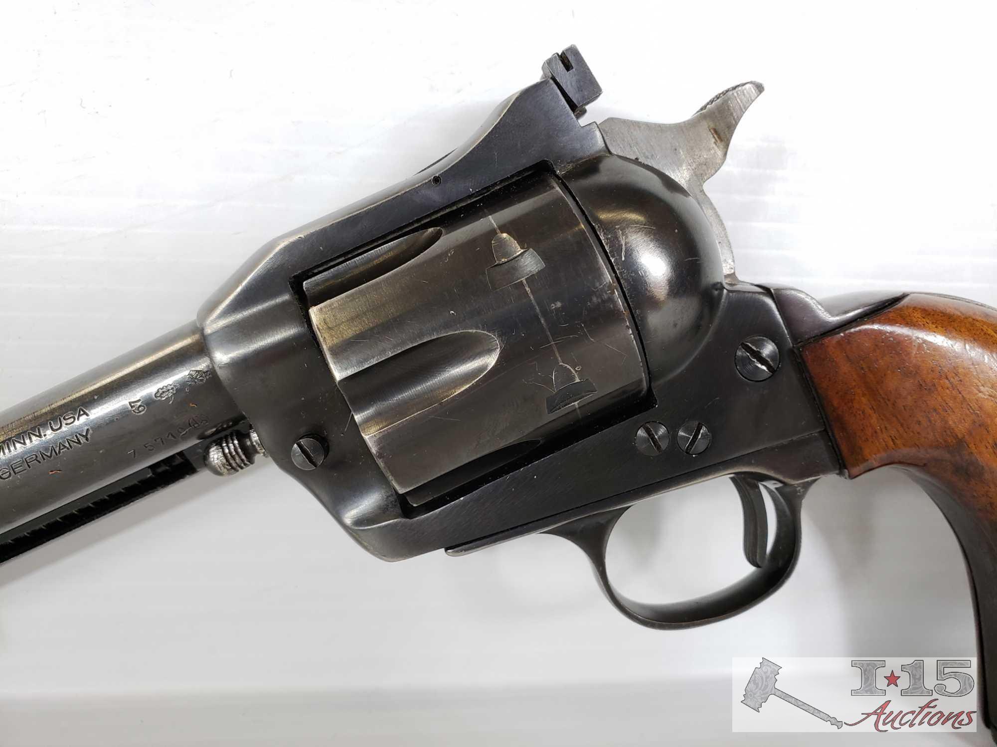 Herters .44 Calibre Revolver with Leather Holster