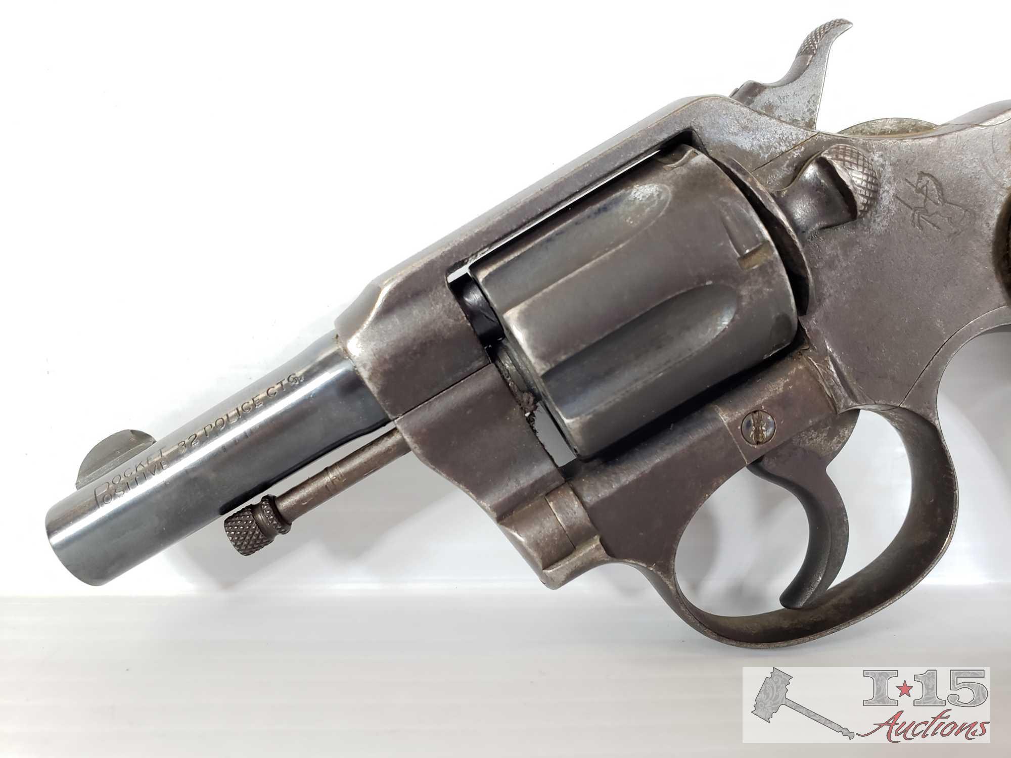 Colt Pocket Positive .32 Police CTG Revolver with Holster