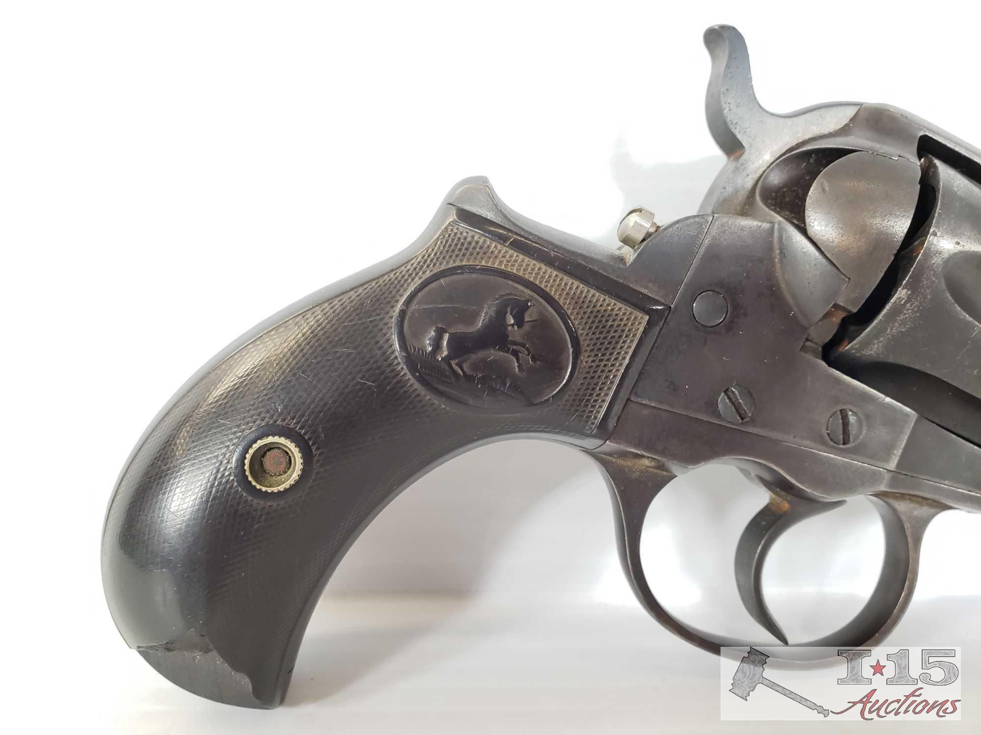 Colt DA 41, .41 Long Colt Revolver with Leather Pouch