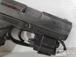 HK USP Compact .45 Auto Semi-Auto with Laser Attachment and Case