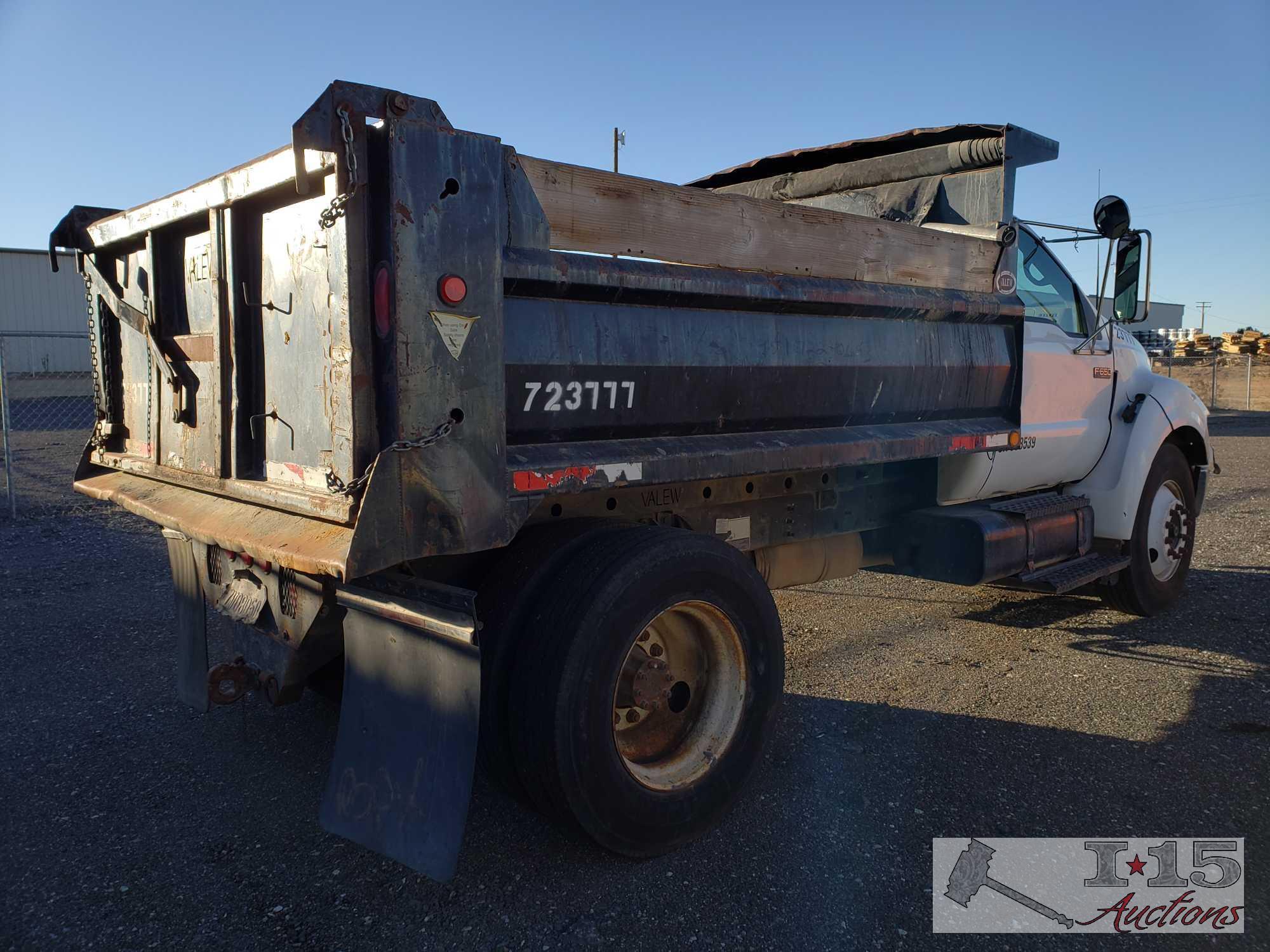 2005 Ford F-650 Dump Truck, Running! Video Coming Soon