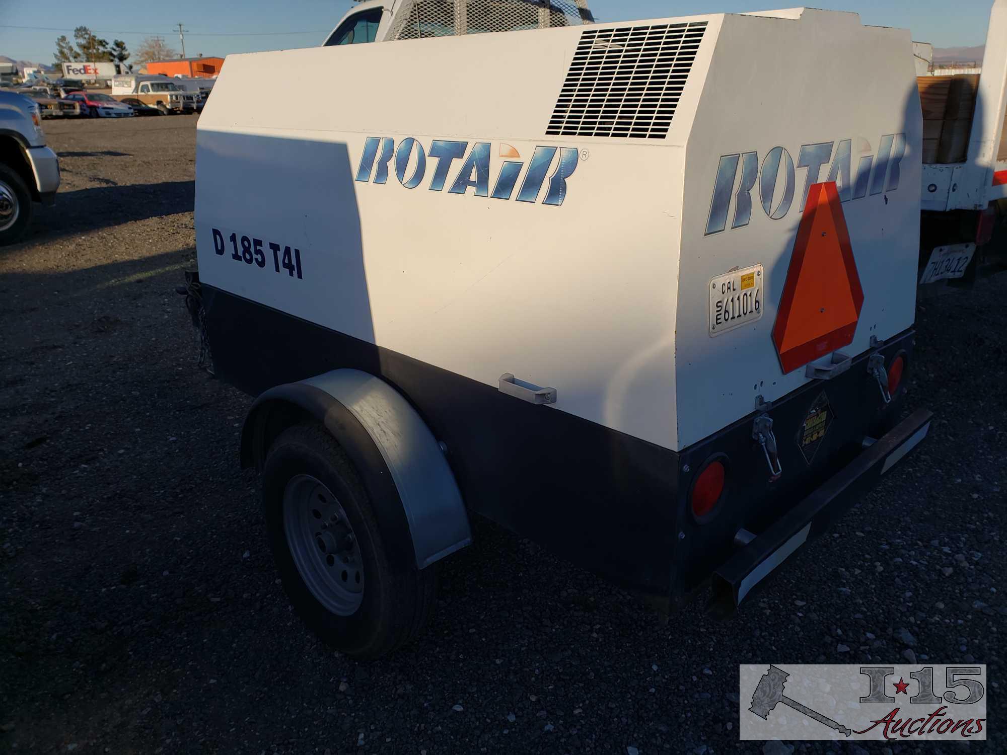 2015 Rotair Ultra Silent D185T41 Air Compressor, Running, See Video!!