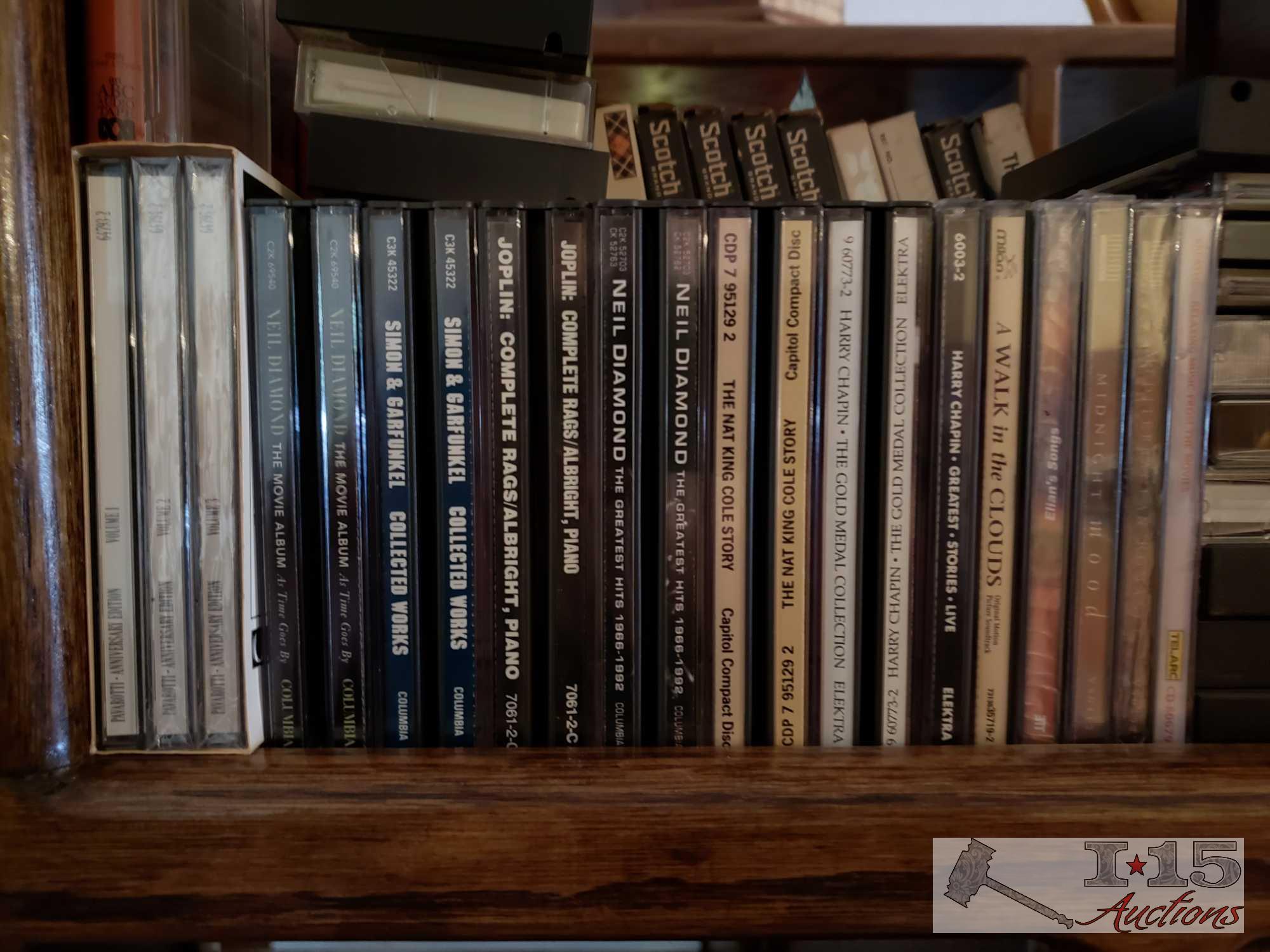 Assorted Records, Cassettes and CDs