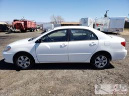 2003 Toyota Corolla LE White CURRENT SMOG!!! SEE VIDEO!!!