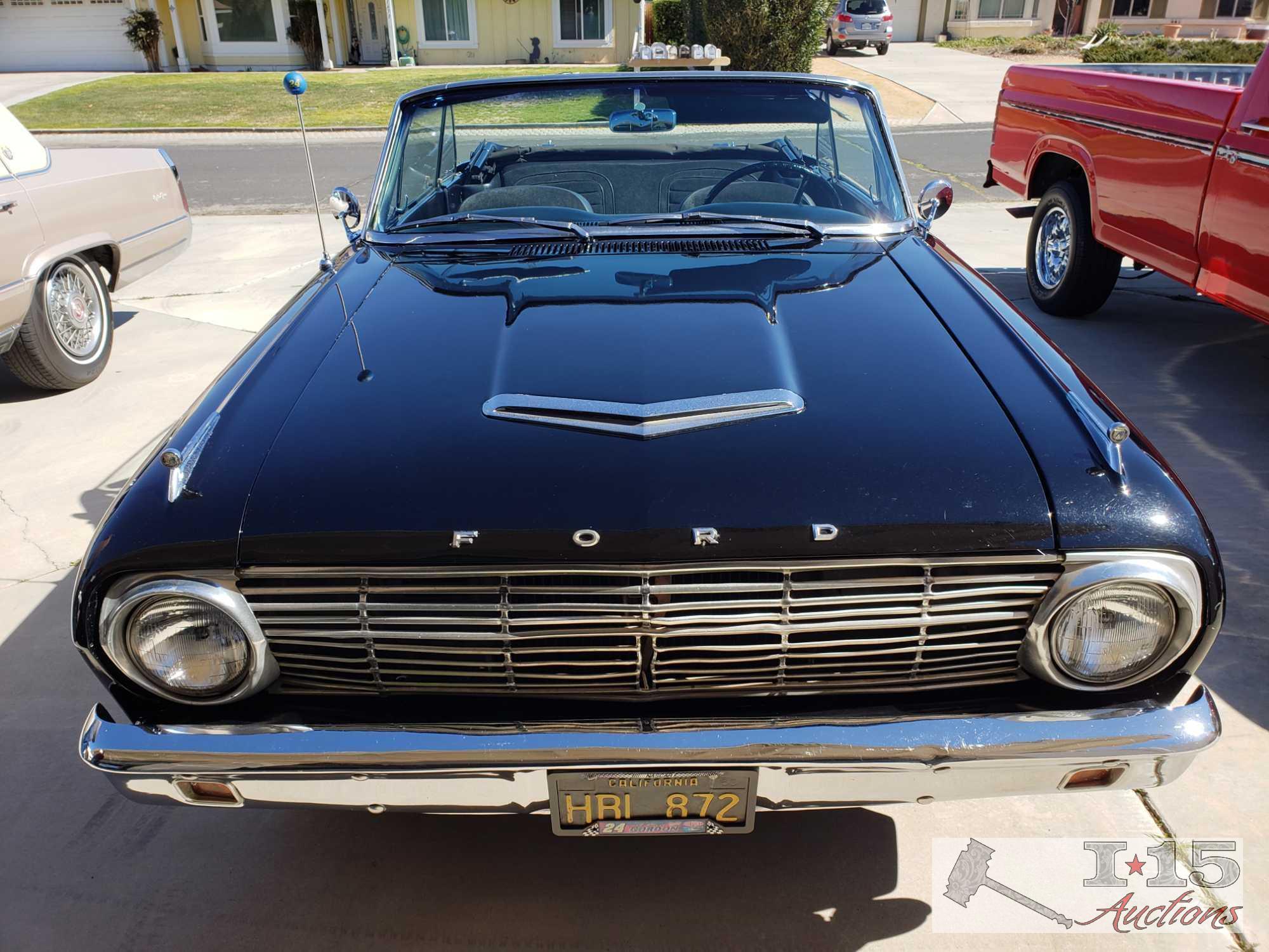 1963 Ford Falcon Electric Convertible Top, Running, See Video!