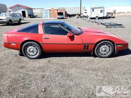 1985 Corvette L.98 Red, 5.7 V8 CURRENT SMOG!!! SEE VIDEO!!!