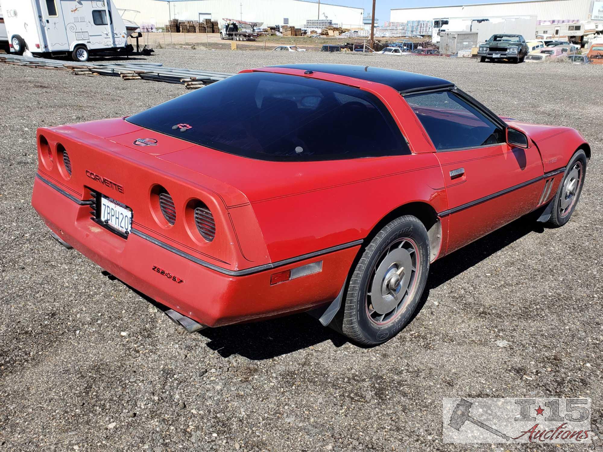 1985 Corvette L.98 Red, 5.7 V8 CURRENT SMOG!!! SEE VIDEO!!!