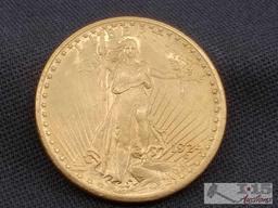 1924 Saint Gaudens .900 Gold Coin, 33.4g