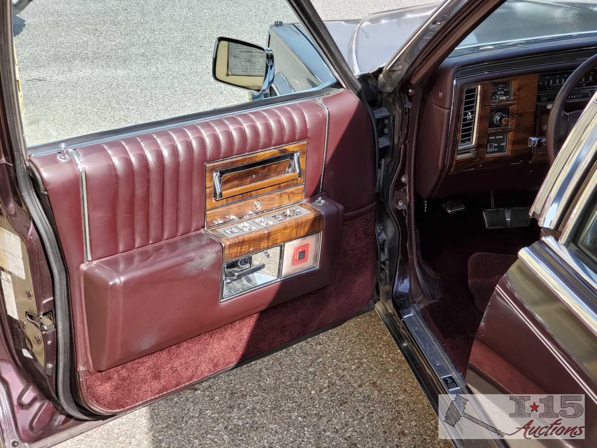 1989 Cadillac Brougham CURRENT SMOG!! SEE VIDEO!!