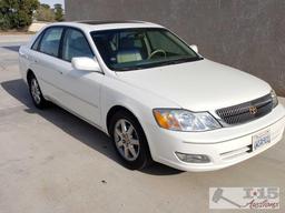 2002 Toyota Avalon XLS White, only 45,890 Miles, Current Smog, See Video!