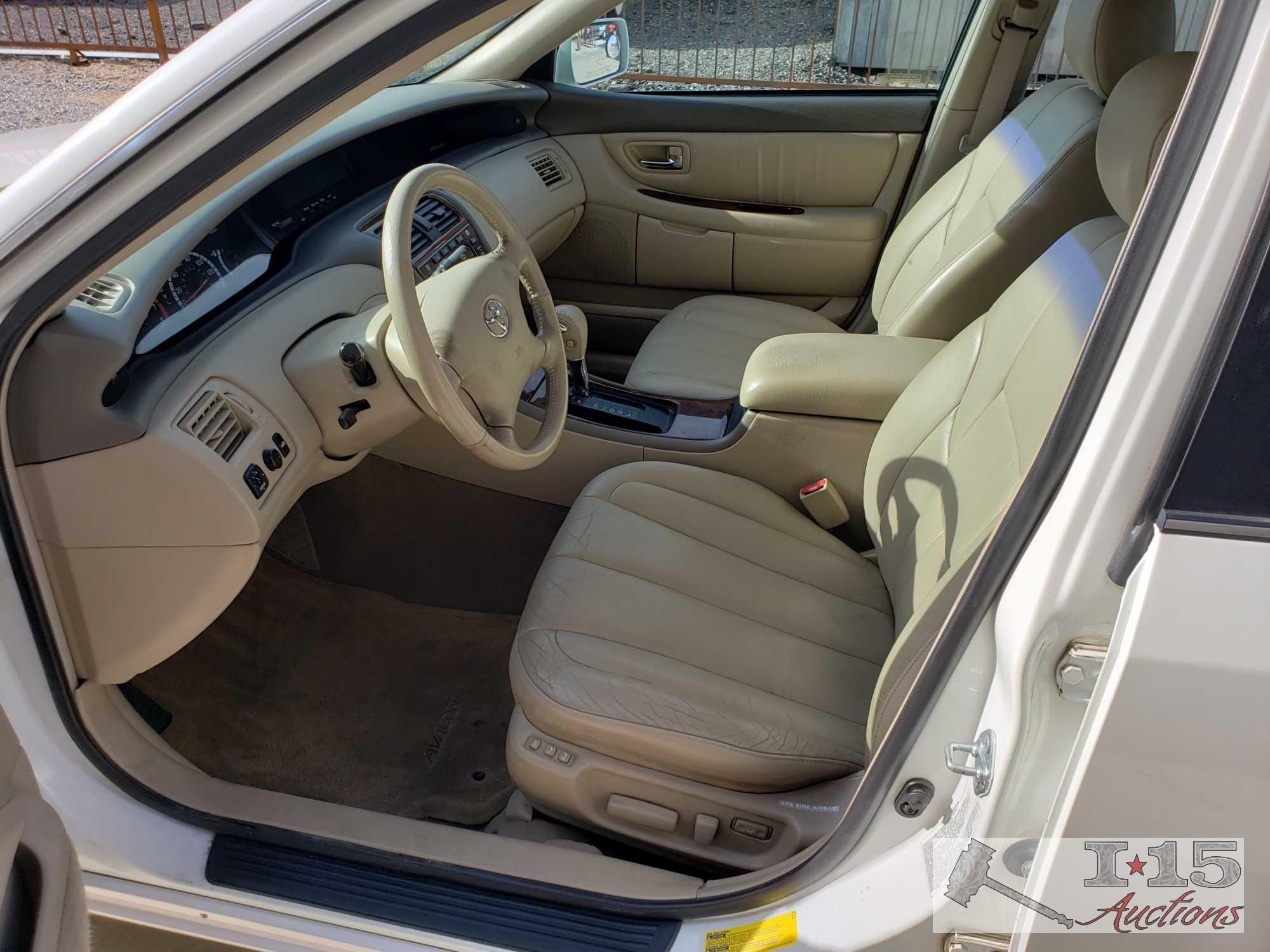 2002 Toyota Avalon XLS White, only 45,890 Miles, Current Smog, See Video!