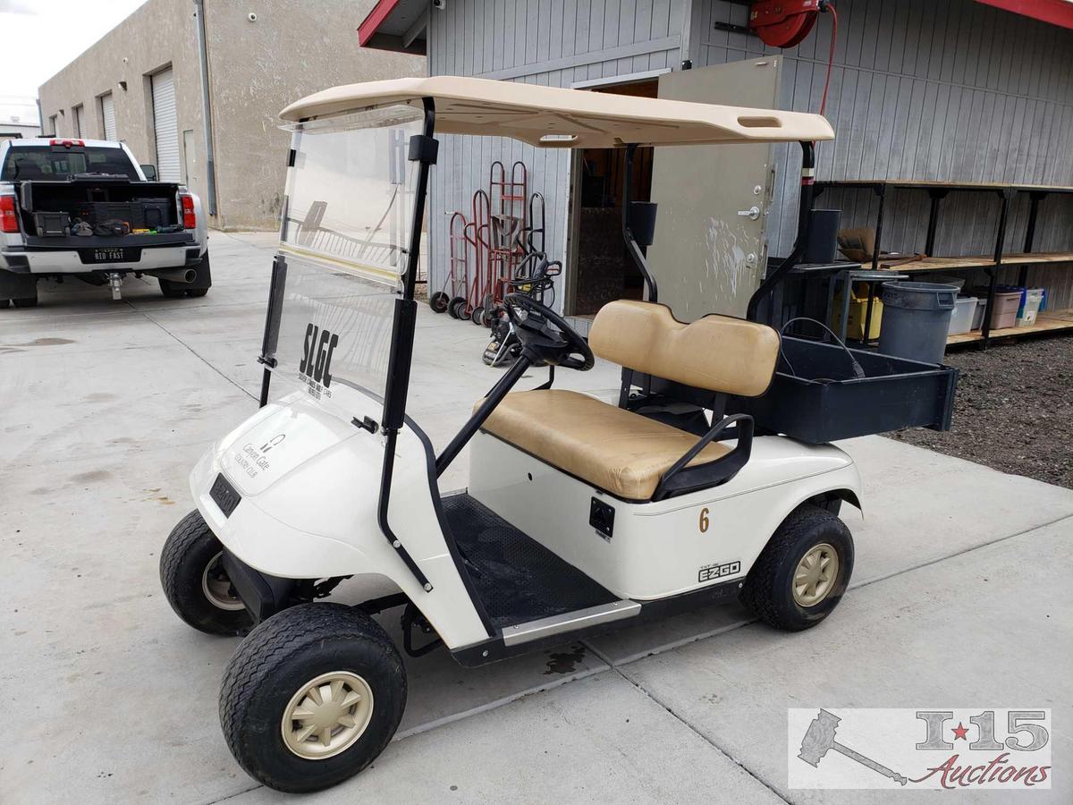 EZGO 48 Volt Electric Golf Cart with Charger, See Video