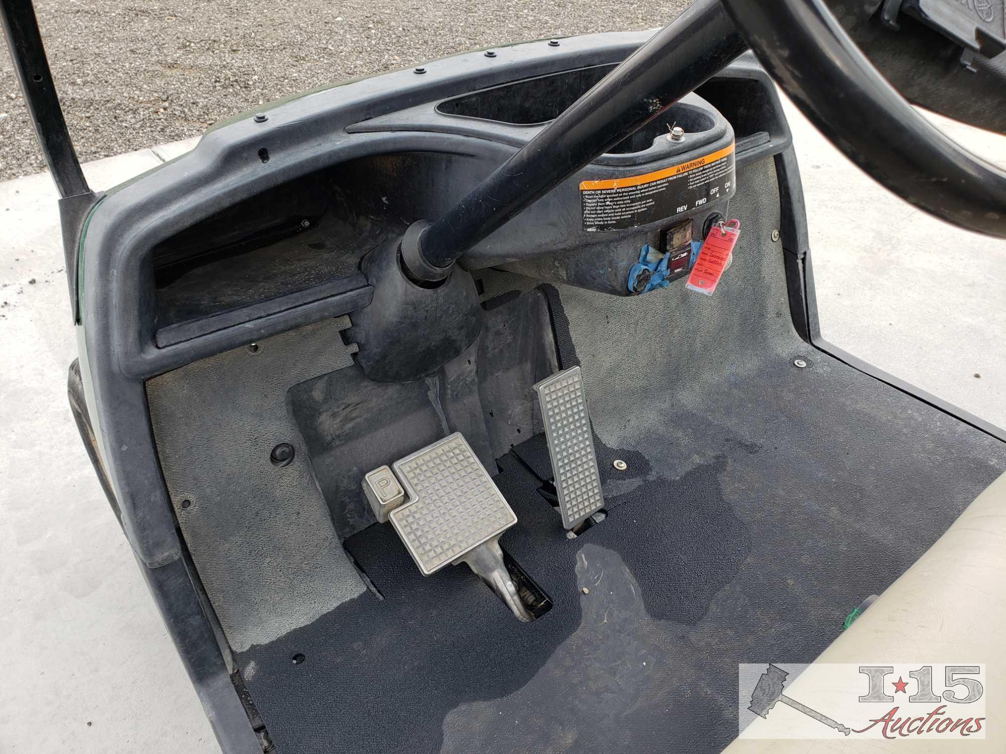 Yamaha 48 Volt Electric Golf Cart with Dump Bed, Running See Video!