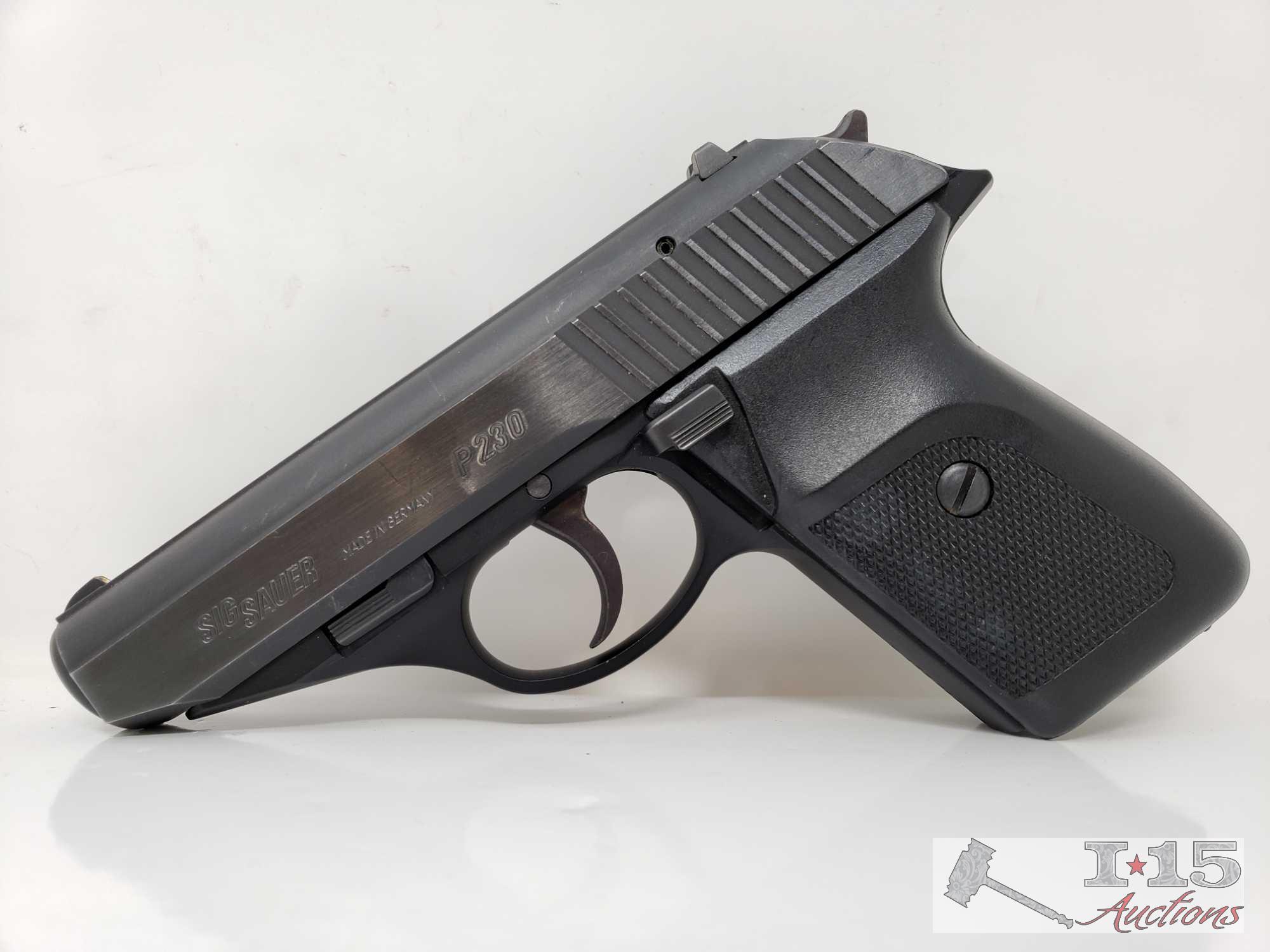 Sig Sauer P230 Semi-Auto 9mm kruz(.380 ACP) Pistol