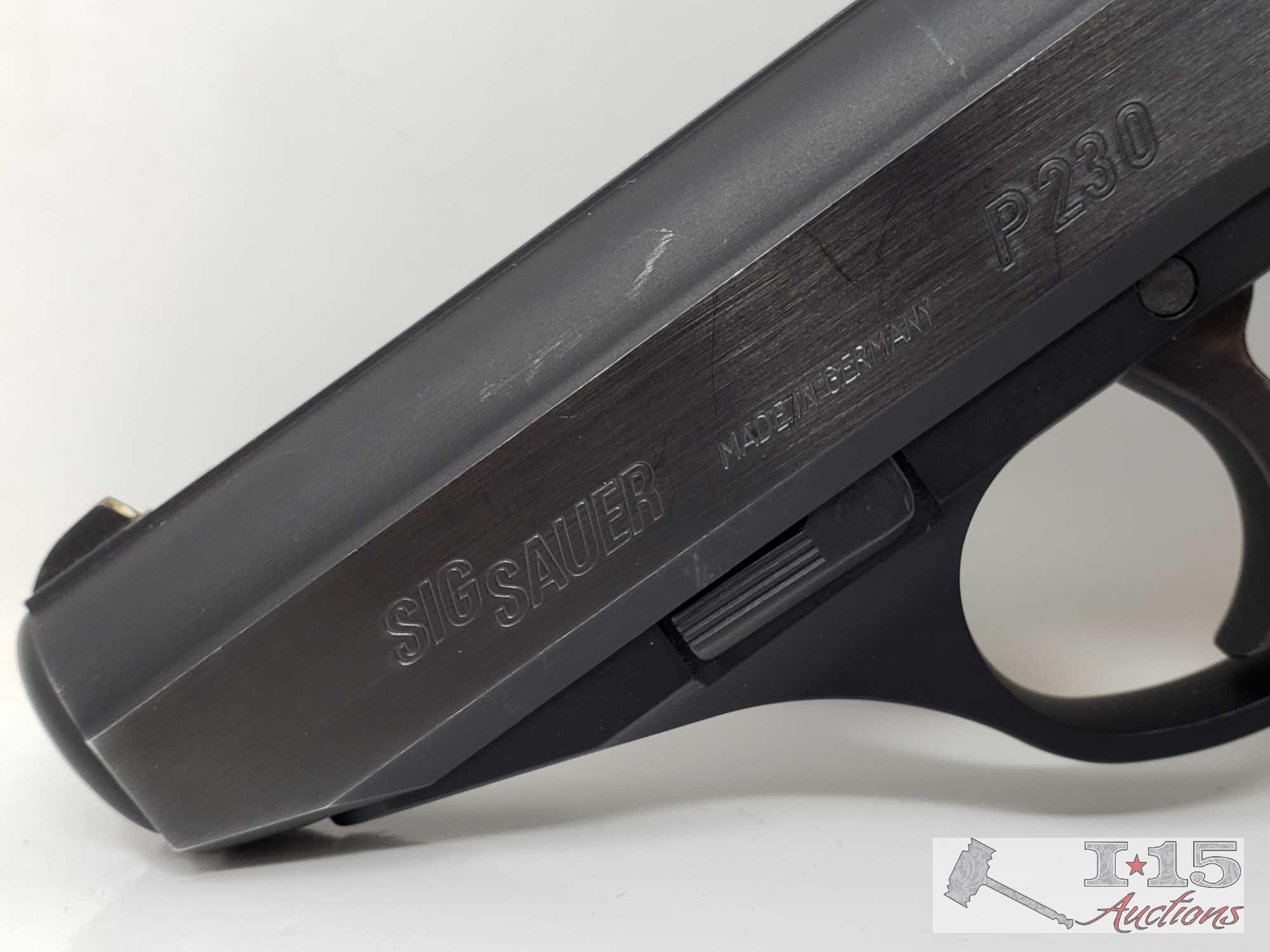 Sig Sauer P230 Semi-Auto 9mm kruz(.380 ACP) Pistol