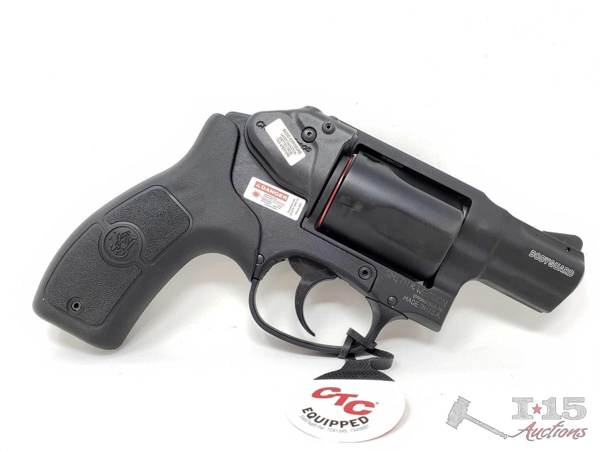 NEW Smith & Wesson M&P BG38 .38 SPL Revolver with Crimson Trace