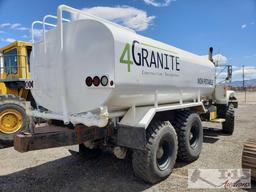 1963 Diamond T M-54 5 Ton 6X6 4,000 Gallon Water Truck, See Video!!