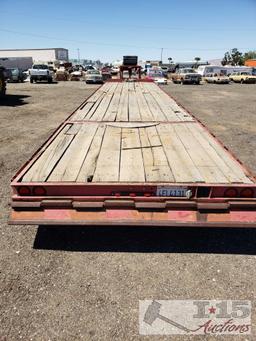 2002 40ft Overbuilt 20 Ton Hydraulic Tilt Goose Neck Trailer, Includes 3" Gooseneck Ball!